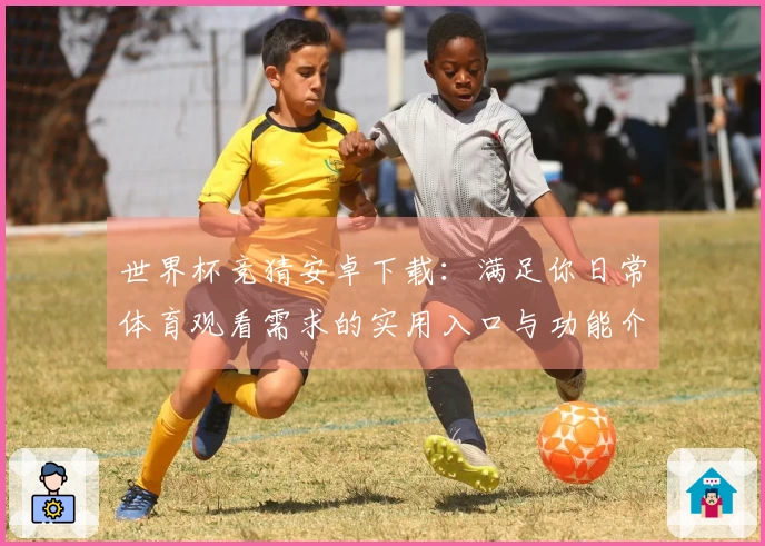 世界杯竞猜安卓下载：满足你日常体育观看需求的实用入口与功能介绍